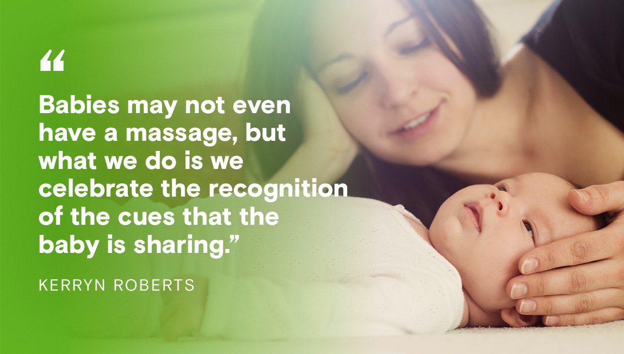 Using cue-based infant massage to support infant mental health